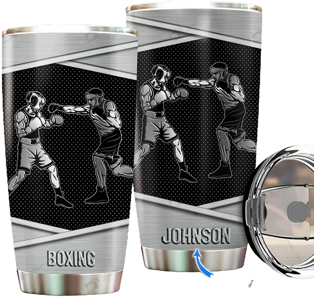 Personalized Tumblers  Boxing Tumbler Cup 20oz, 30oz With Lid, Travel Coffee Mug