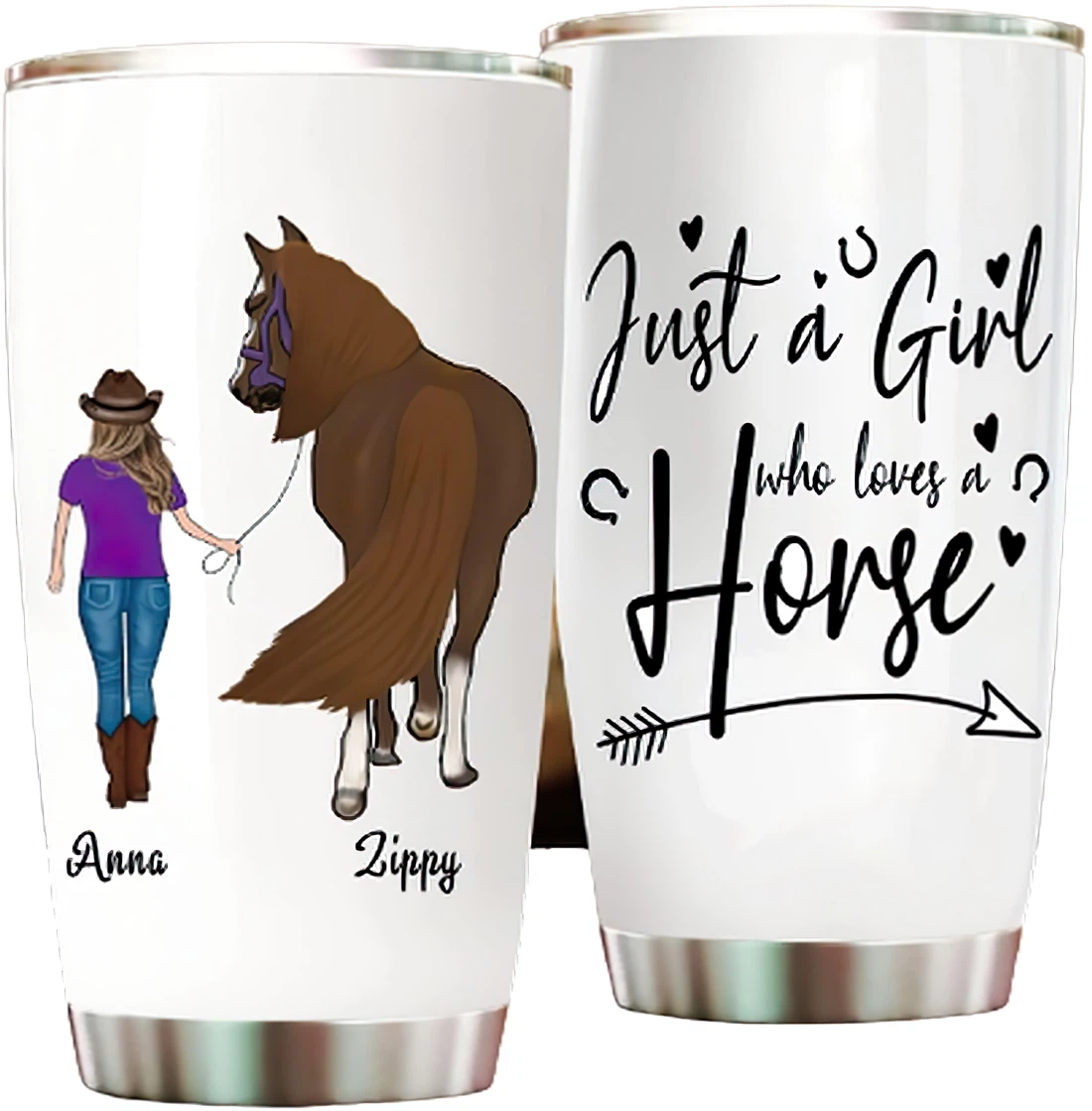 Personalized Tumblers - Moosfy Tumbler Cup 20oz, 30oz With Lid Travel Coffee Mug