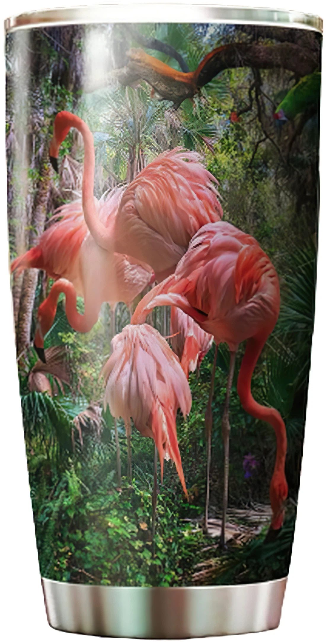 Personalized Tumblers - Beautiful Flamingo Ver 2 Tumbler Cup 20oz, 30oz With Lid Travel Coffee Mug