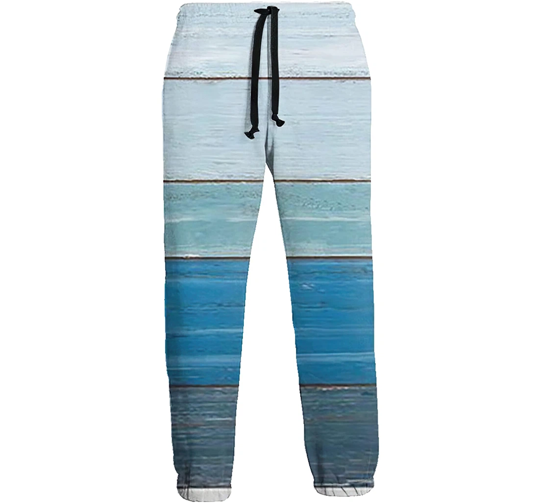 Wood Plank The Beach Is My Happy Place Jogger Pants 3d Sweat Pants Hip Hop Garment Unisex Spring Sweatpants Sweatpant