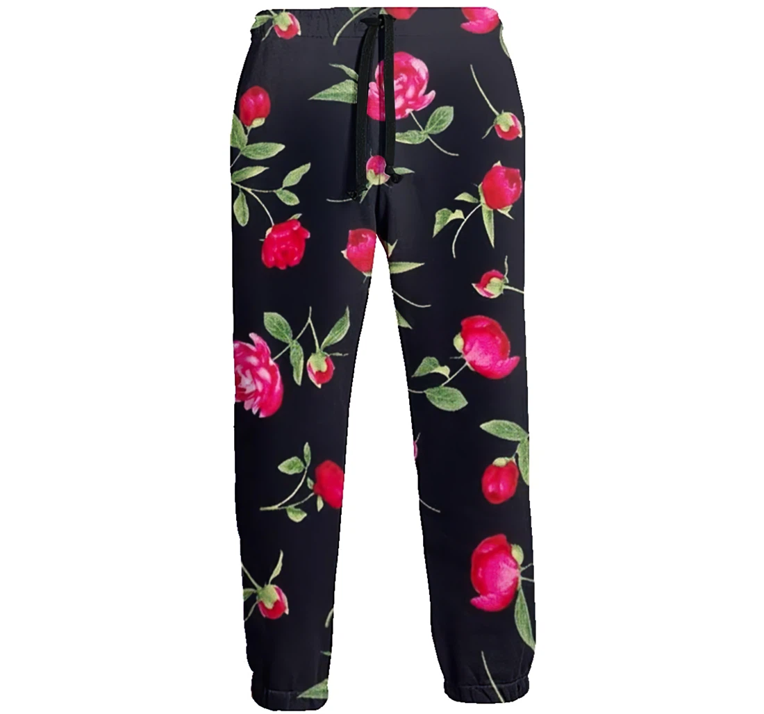 Wild Flower Background Jogger Pants 3d Sweat Pants Hip Hop Garment Unisex Spring Sweatpants Sweatpant