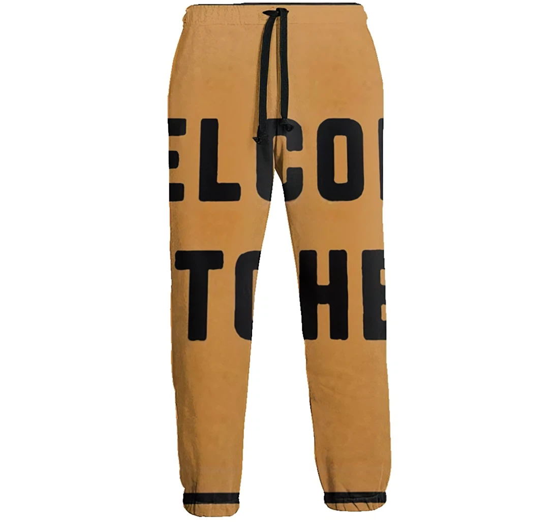 Welcome Bitches Rug Jogger Pants 3d Sweat Pants Hip Hop Garment Unisex Spring Sweatpants Sweatpant