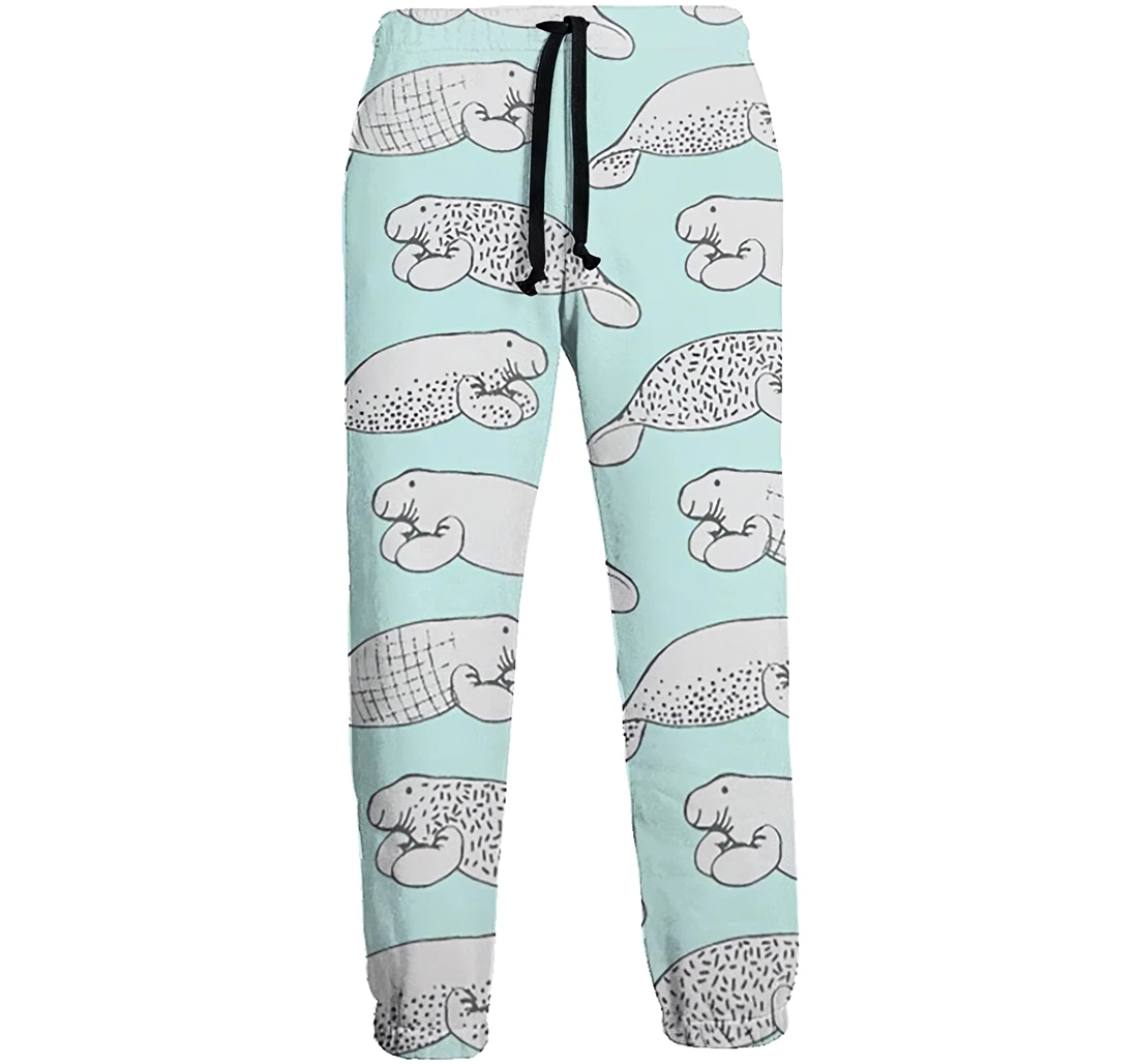 Elephant Seal Unisex 3d Graphic Jogger Pants Lightweight Comfortable Baggy Sweatpants With Drawstring Pockets Sweatpant