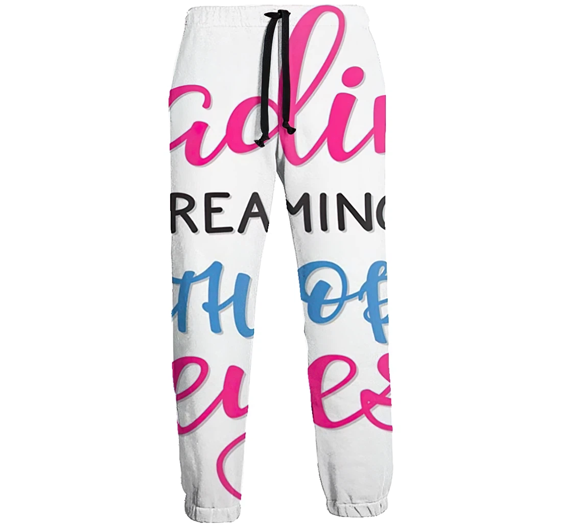 Reading Is Dreaming With Open Eyes Menwomen Sweatpants Funny Joggers Pants Sports Trousers With Drawstring Sweatpant