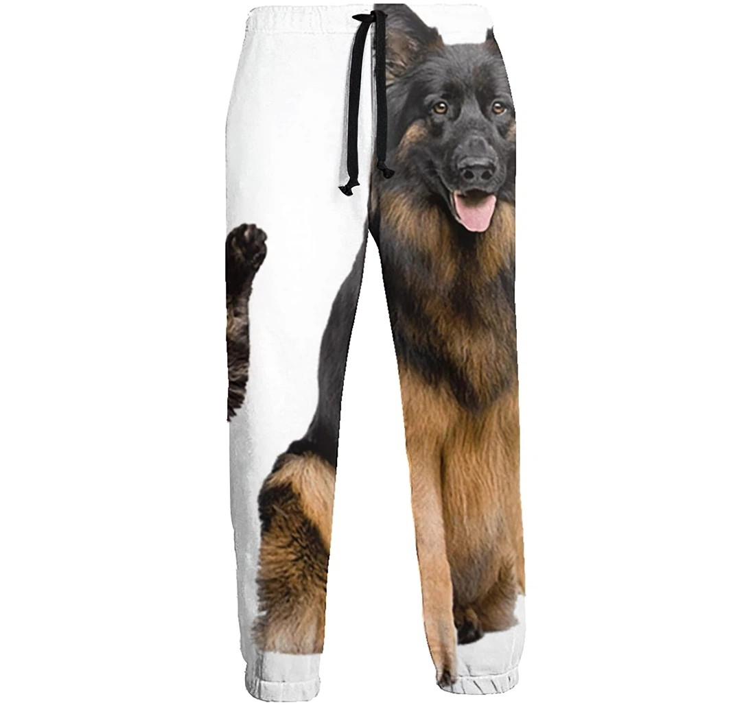 Pet Family Men's Colored Flowers Casual Hip Hop Trousers Length Jogger Pants Baggy Drawstring Sweatpants With Pockets Sweatpant