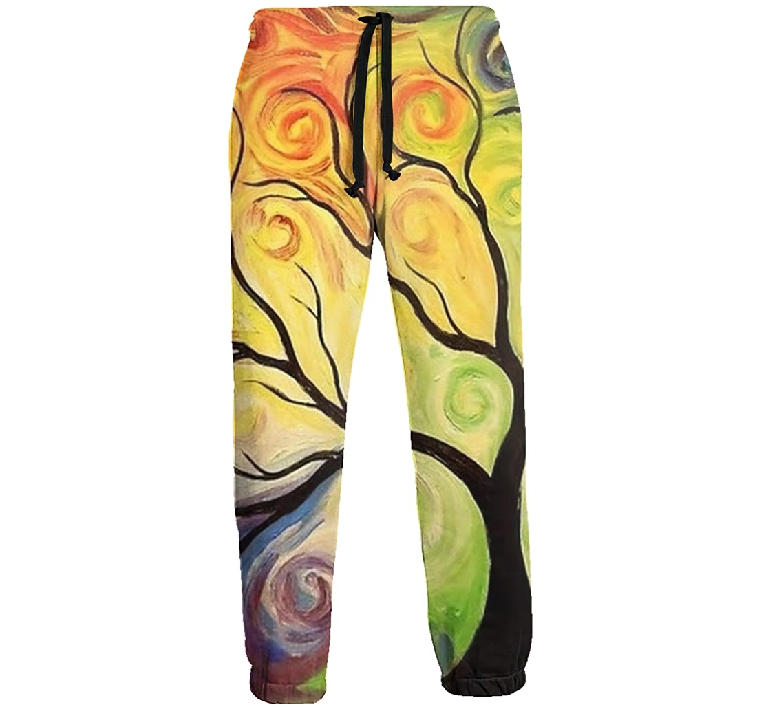 Fantastic Cartoon Tree Jogger Pants 3d Sweat Pants Hip Hop Garment Unisex Spring Sweatpants Sweatpant