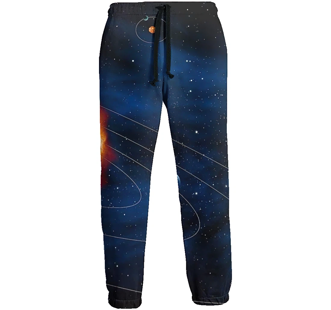 Solar System Menwomen Sweatpants Funny Joggers Pants Sports Trousers With Drawstring Sweatpant