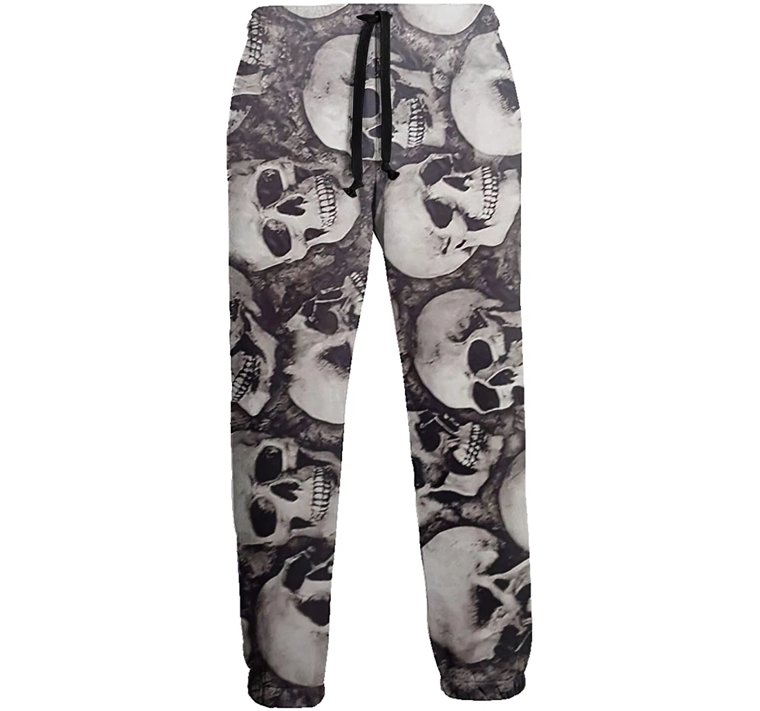 Skulls Menwomen Sweatpants Funny Joggers Pants Sports Trousers With Drawstring Sweatpant