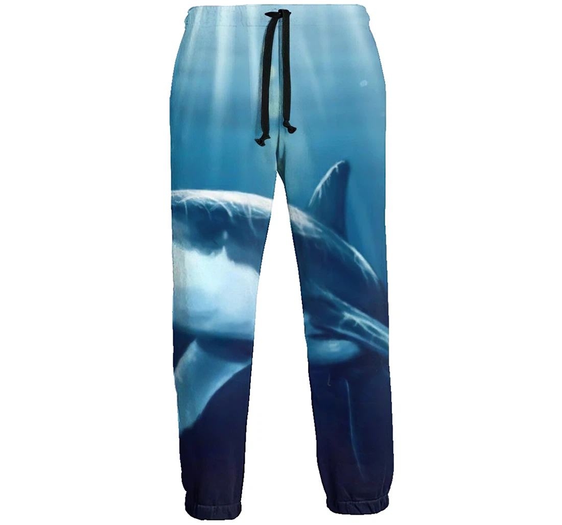 Shark Under The Sea Casual Hip Hop Trousers Length Jogger Pants Baggy Drawstring Sweatpants With Pockets Sweatpant