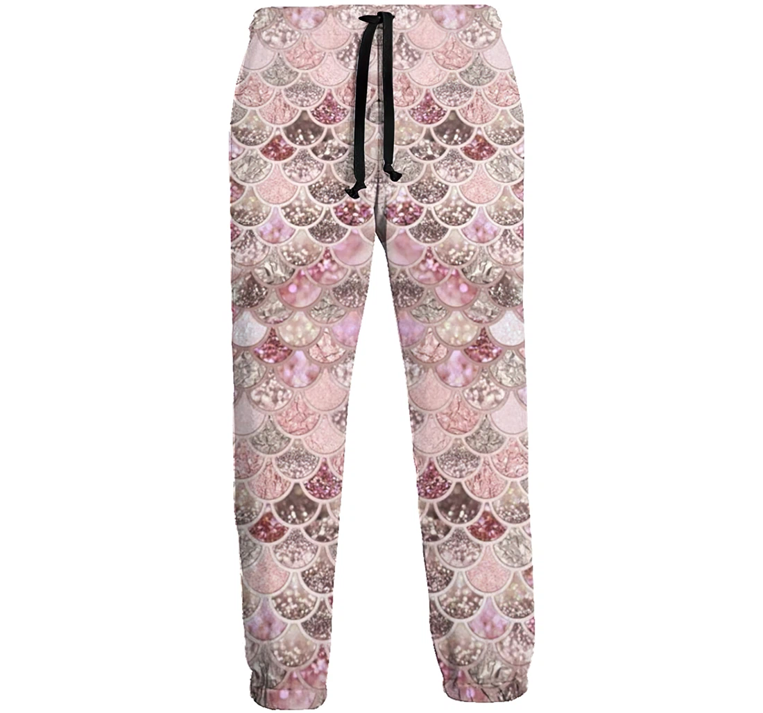 Glitter Mermaid Scales 2 Jogger Pants 3d Sweat Pants Hip Hop Garment Unisex Spring Sweatpants Sweatpant