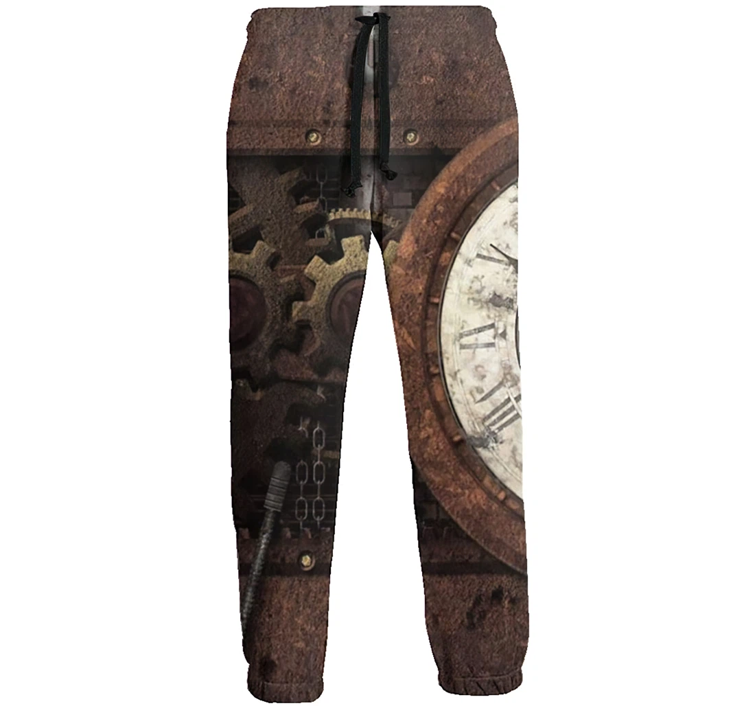 Funny Amazing Gear Steampunk Casual Hip Hop Trousers Length Jogger Pants Baggy Drawstring Sweatpants With Pockets Sweatpant