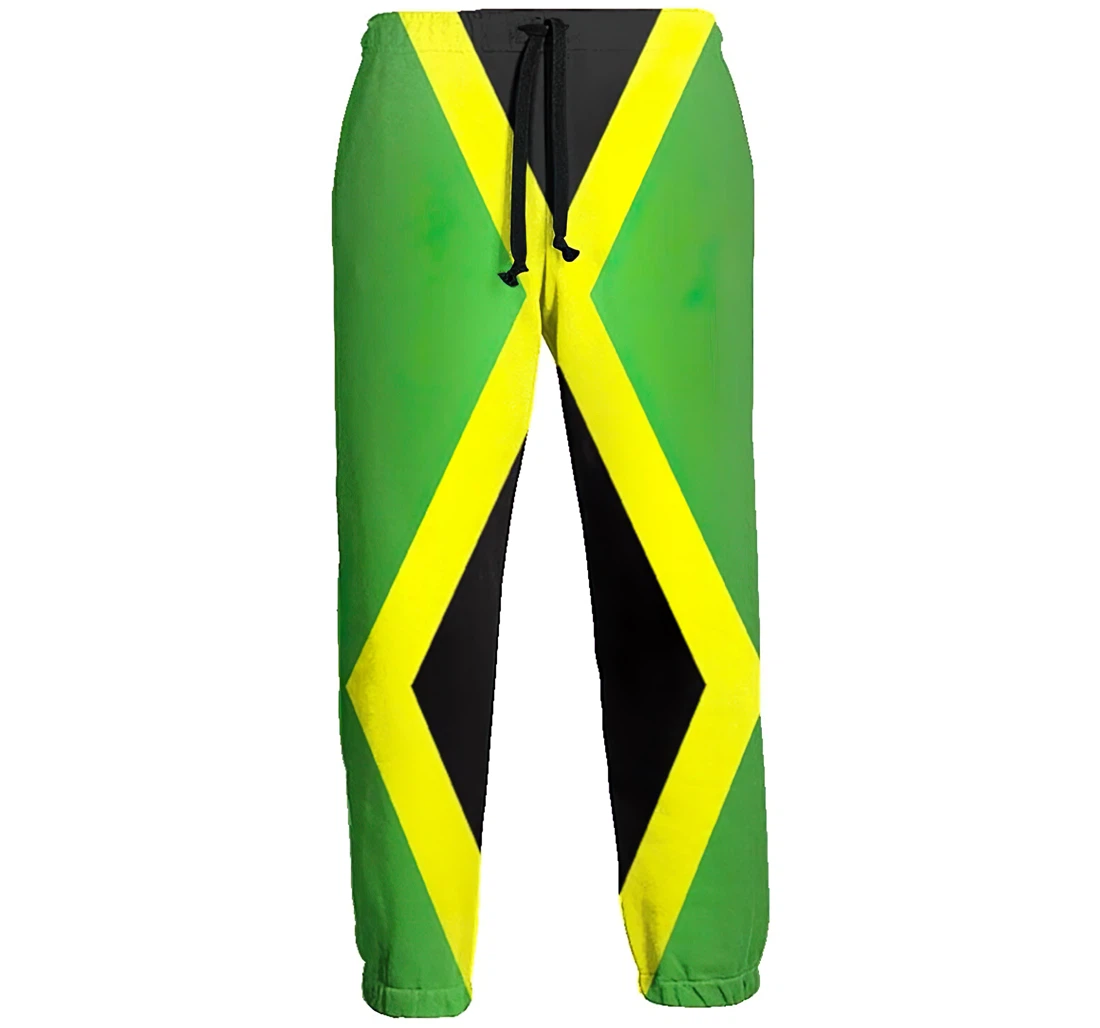 Jamaican Flag Unisex 3d Graphic Jogger Pants Lightweight Comfortable Baggy Sweatpants With Drawstring Pockets Sweatpant