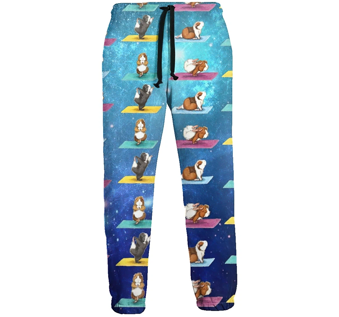 Galaxy Love Guinea Pig Jogger Pants 3d Sweat Pants Hip Hop Garment Unisex Spring Sweatpants Sweatpant