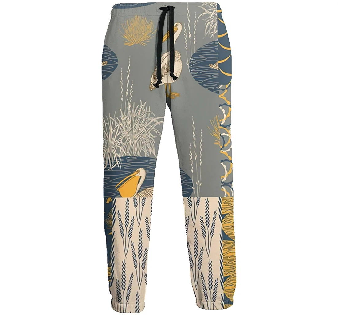 Pelican Catch Fish Menwomen Sweatpants Funny Joggers Pants Sports Trousers With Drawstring Sweatpant