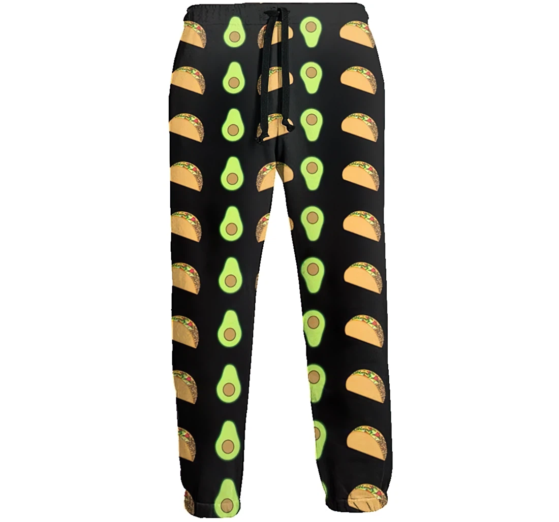 Sandwich And Avocado Casual Hip Hop Trousers Length Jogger Pants Baggy Drawstring Sweatpants With Pockets Sweatpant