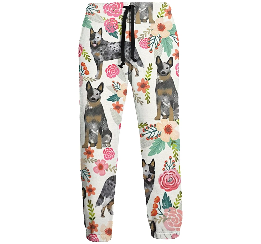 Racd Florals Cream Unisex 3d Graphic Jogger Pants Lightweight Comfortable Baggy Sweatpants With Drawstring Pockets Sweatpant