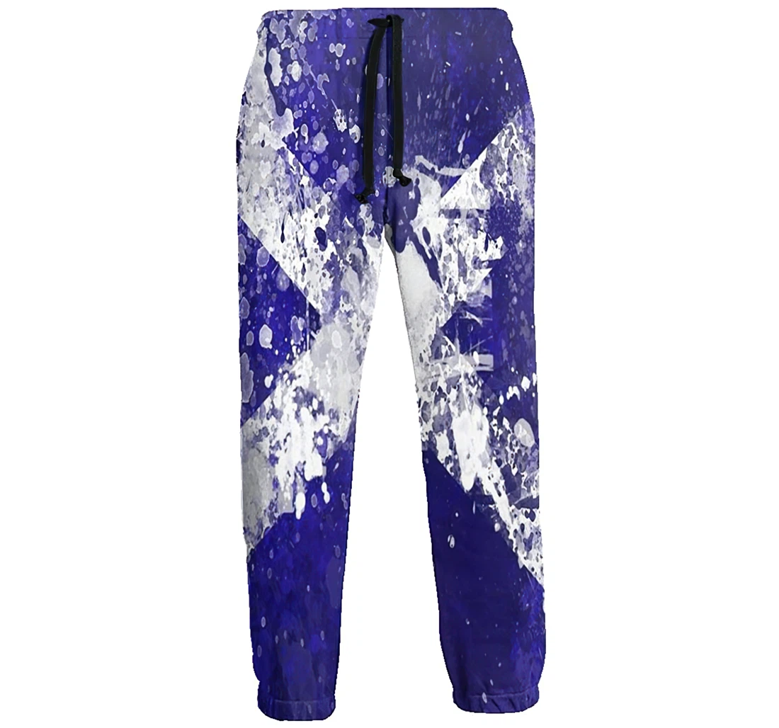 Scotland Flag Unisex 3d Graphic Jogger Pants Lightweight Comfortable Baggy Sweatpants With Drawstring Pockets Sweatpant