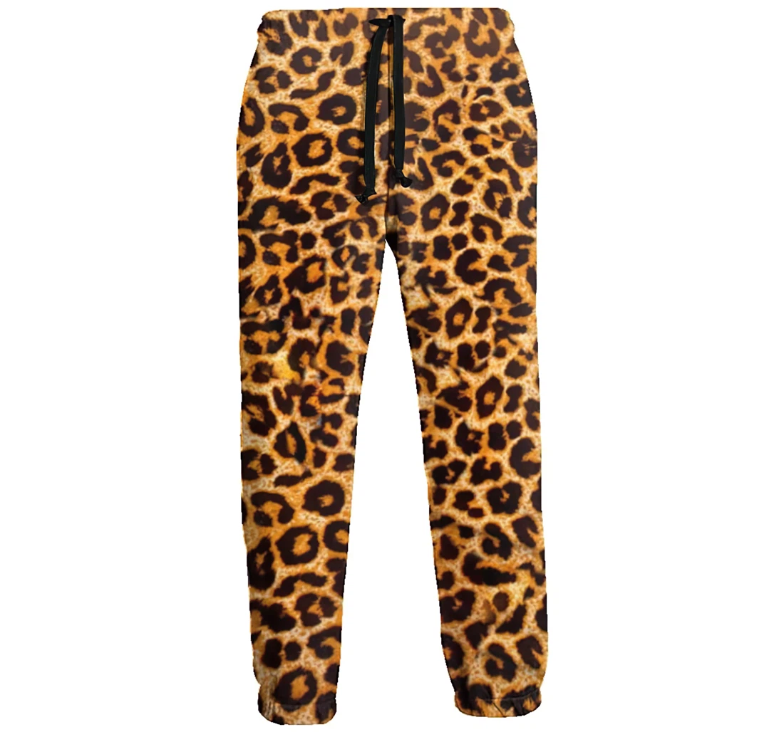 Leopard Print Unisex 3d Graphic Jogger Pants Lightweight Comfortable Baggy Sweatpants With Drawstring Pockets Sweatpant