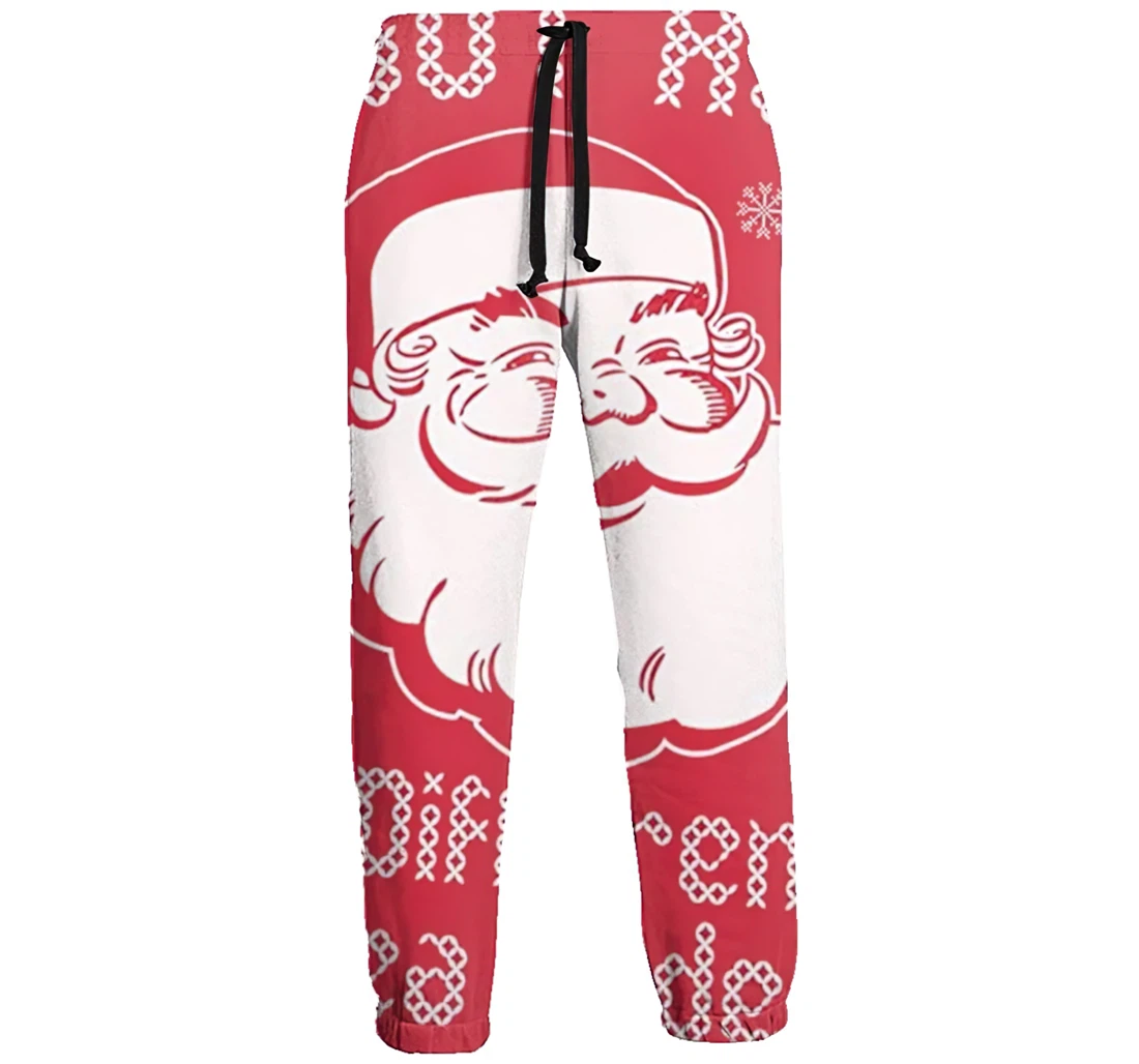 Santa Claus Menwomen Sweatpants Funny Joggers Pants Sports Trousers With Drawstring Sweatpant