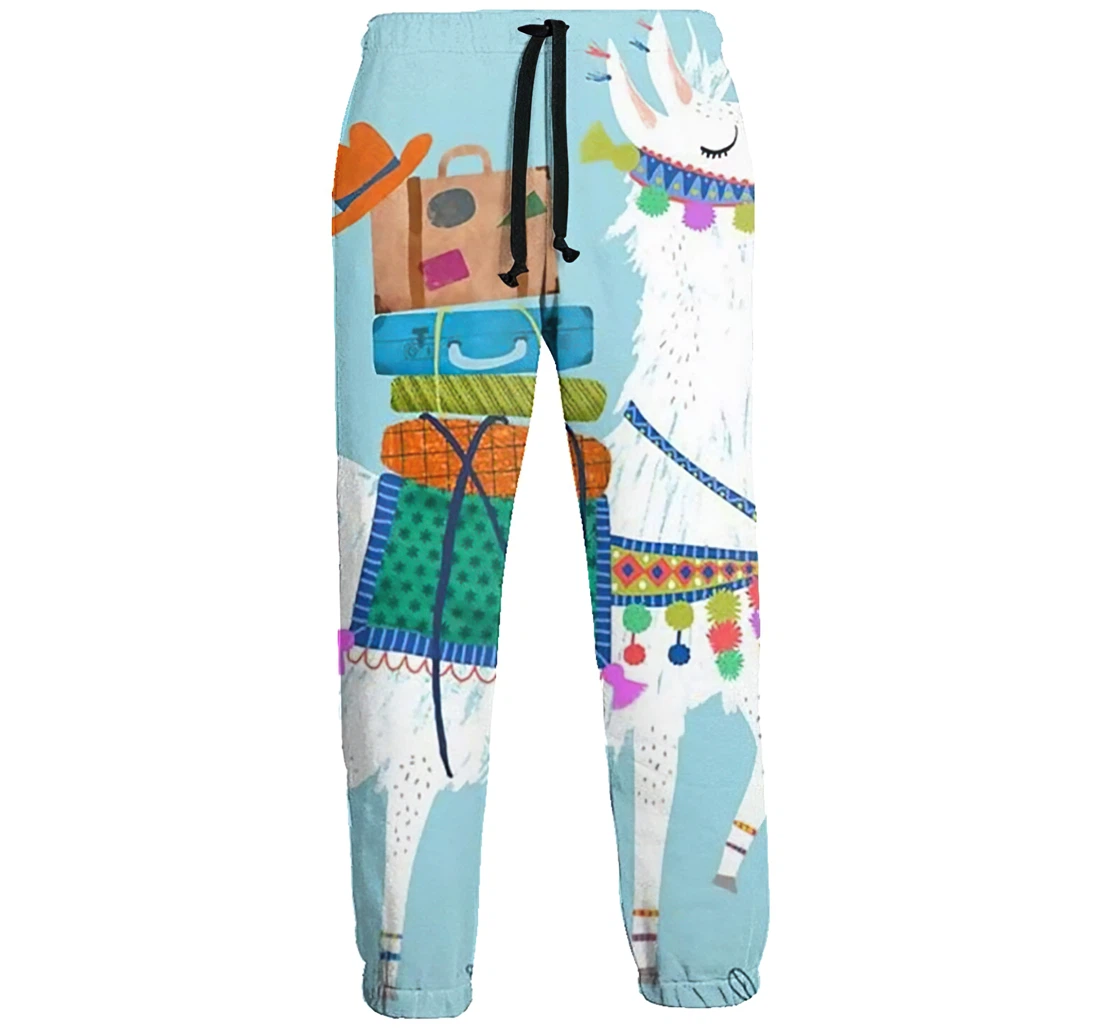 Cute Llama Jogger Pants 3d Sweat Pants Hip Hop Garment Unisex Spring Sweatpants Sweatpant