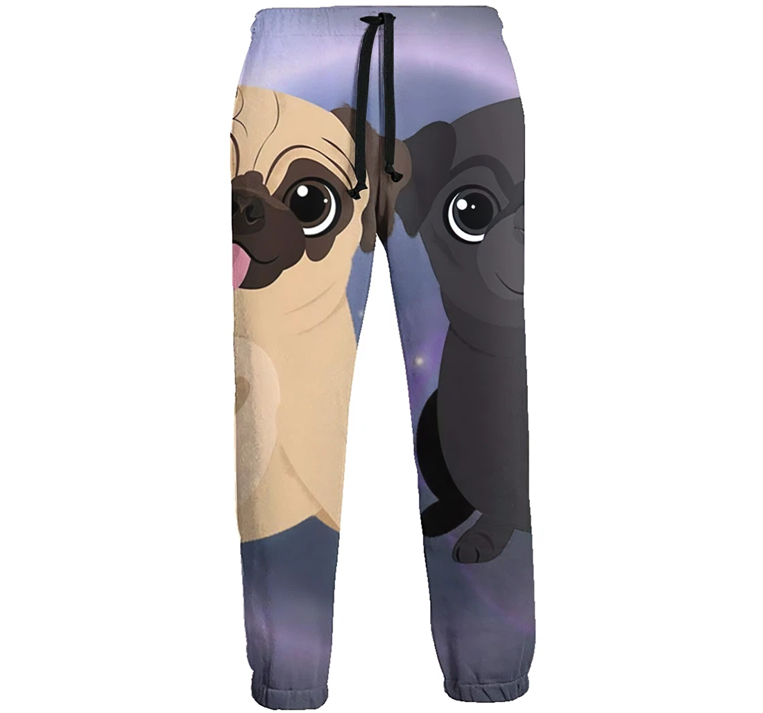 Animated Babies Pug Dogs Couple Jogger Pants 3d Sweat Pants Hip Hop Garment Unisex Spring Sweatpants Sweatpant