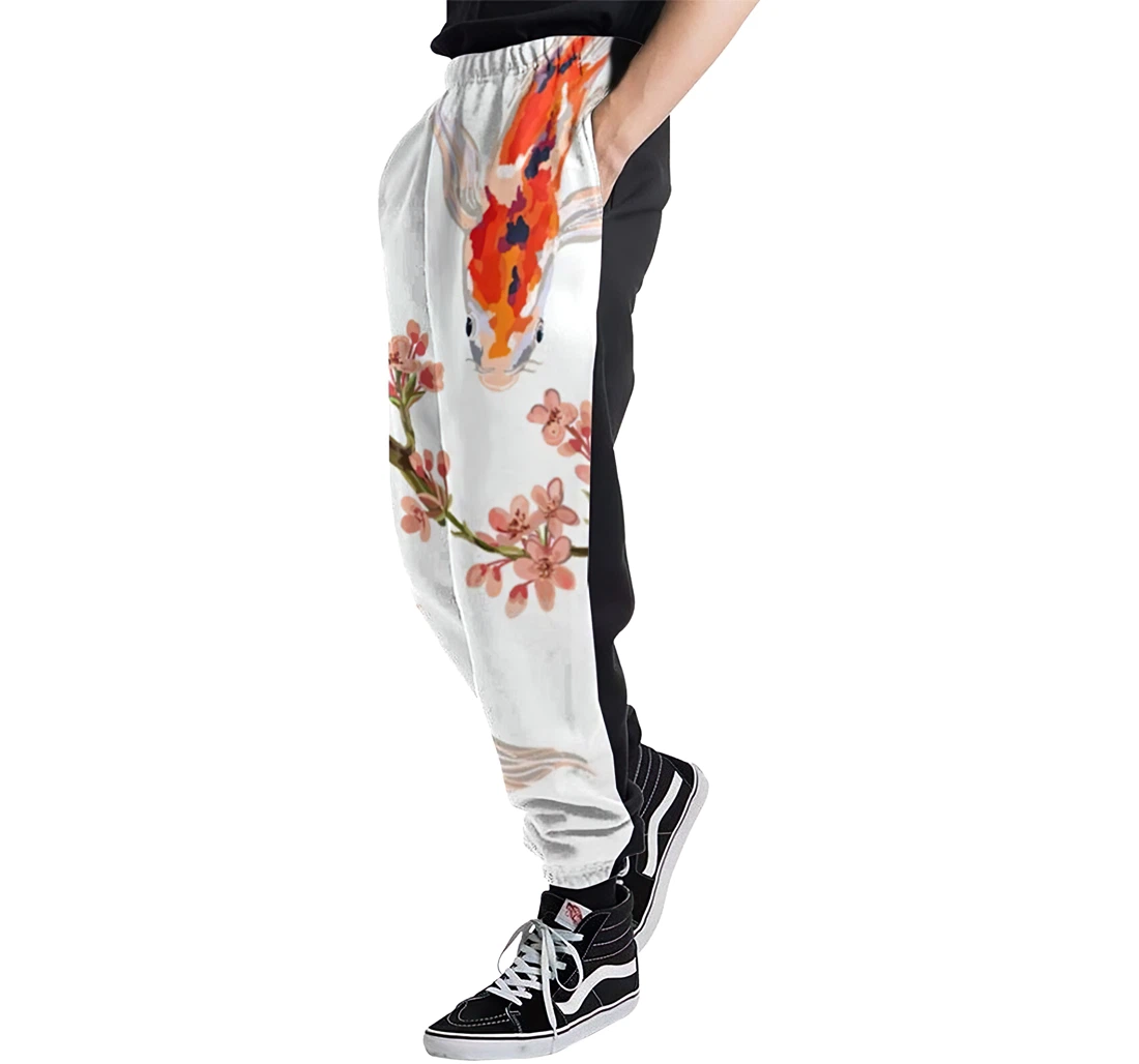 Japanese Flower Jogger Pants 3d Sweat Pants Hip Hop Garment Unisex Spring Sweatpants Sweatpant