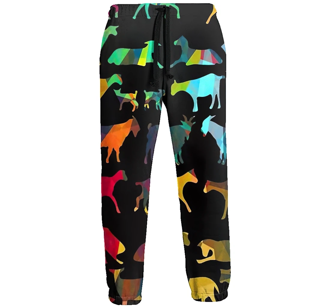 Colorful Goats Pattern Jogger Pants 3d Sweat Pants Hip Hop Garment Unisex Spring Sweatpants Sweatpant