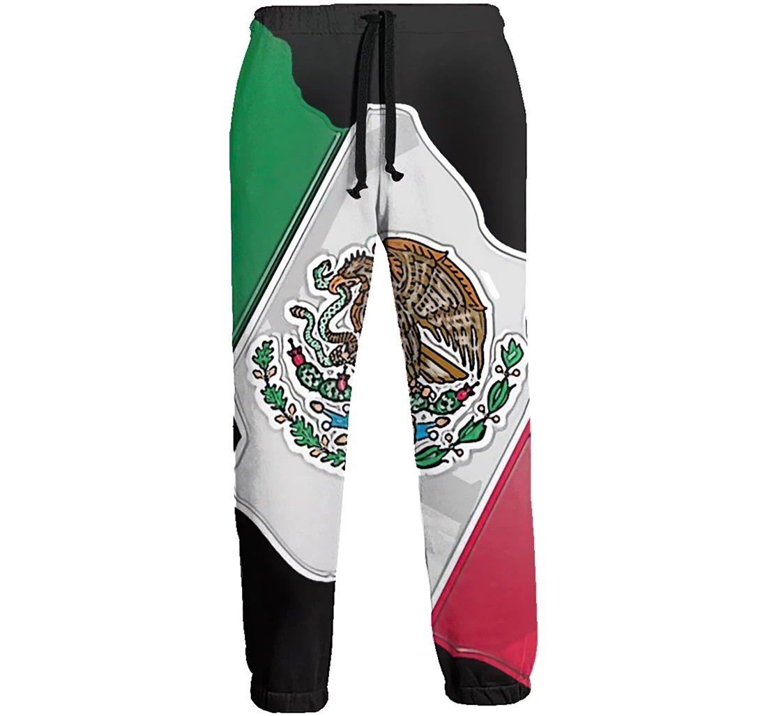 Mexico Flag Unisex 3d Graphic Jogger Pants Lightweight Comfortable Baggy Sweatpants With Drawstring Pockets Sweatpant