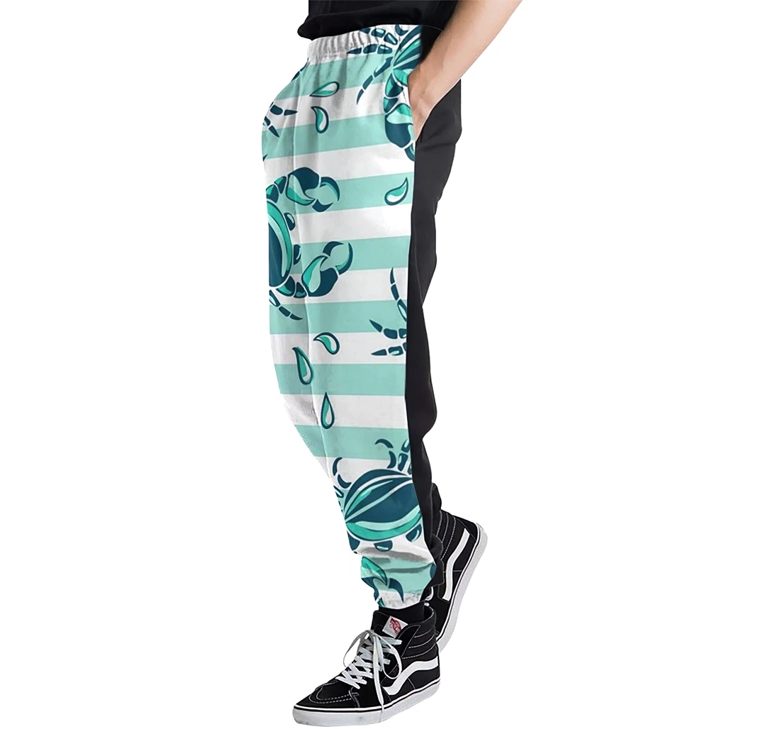 Stripe Crab White Crab Jogger Pants 3d Sweat Pants Hip Hop Garment Unisex Spring Sweatpants Sweatpant