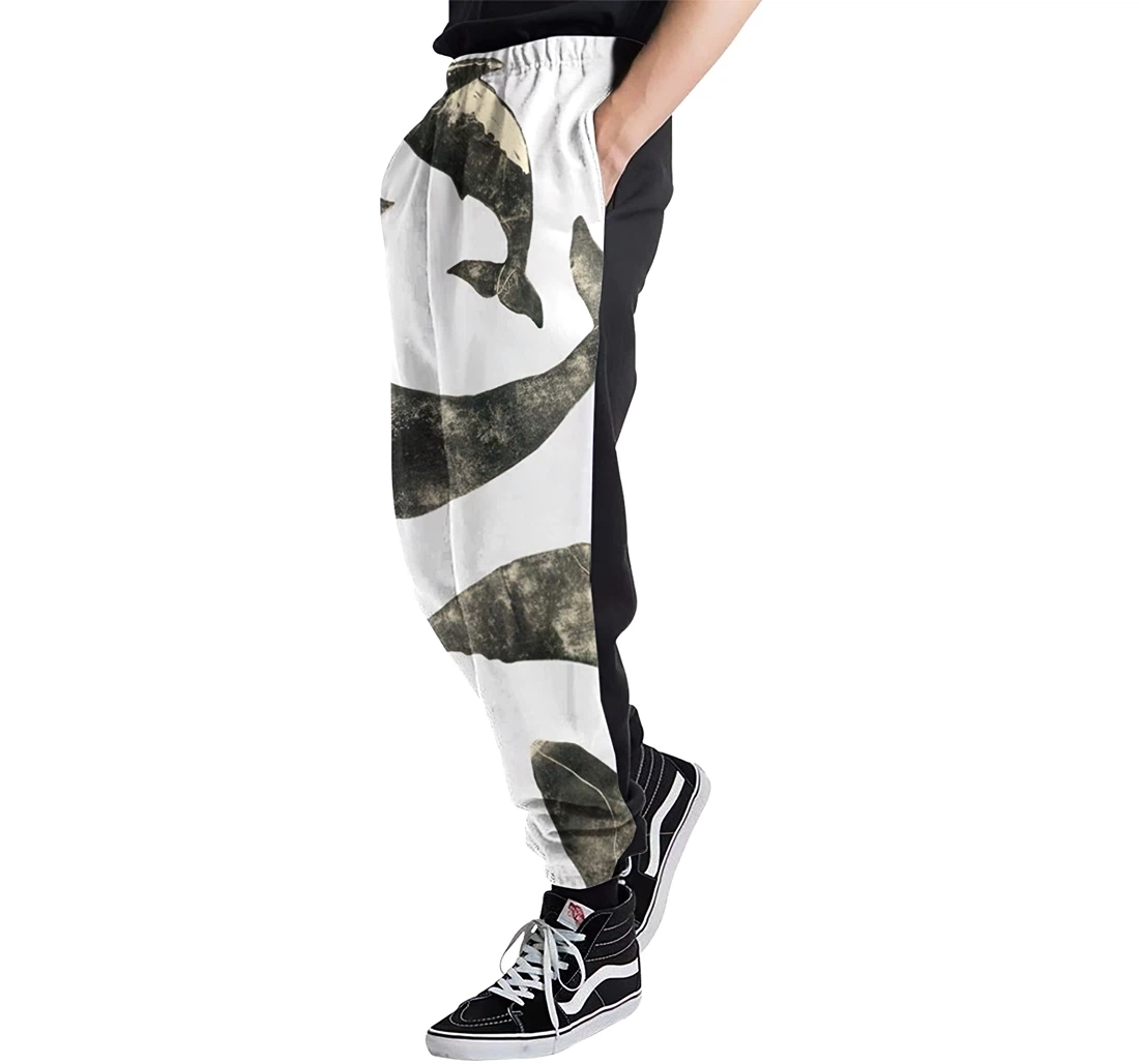 Whales Menwomen Sweatpants Funny Joggers Pants Sports Trousers With Drawstring Sweatpant