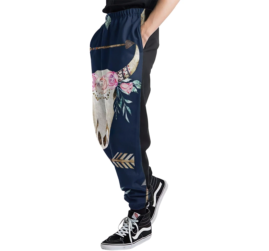 Deer Antlers Menwomen Sweatpants Funny Joggers Pants Sports Trousers With Drawstring Sweatpant