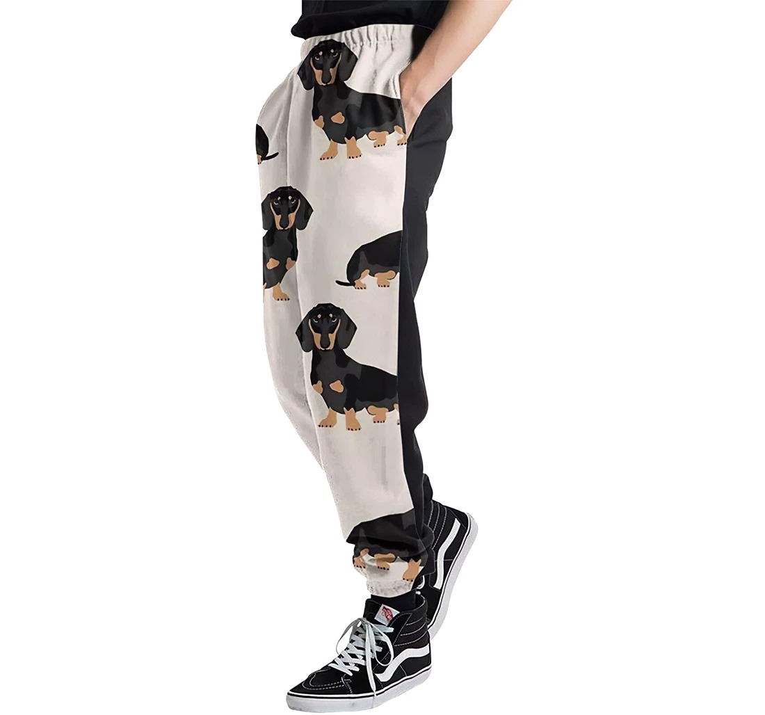 Dachshunds Unisex 3d Graphic Jogger Pants Lightweight Comfortable Baggy Sweatpants With Drawstring Pockets Sweatpant