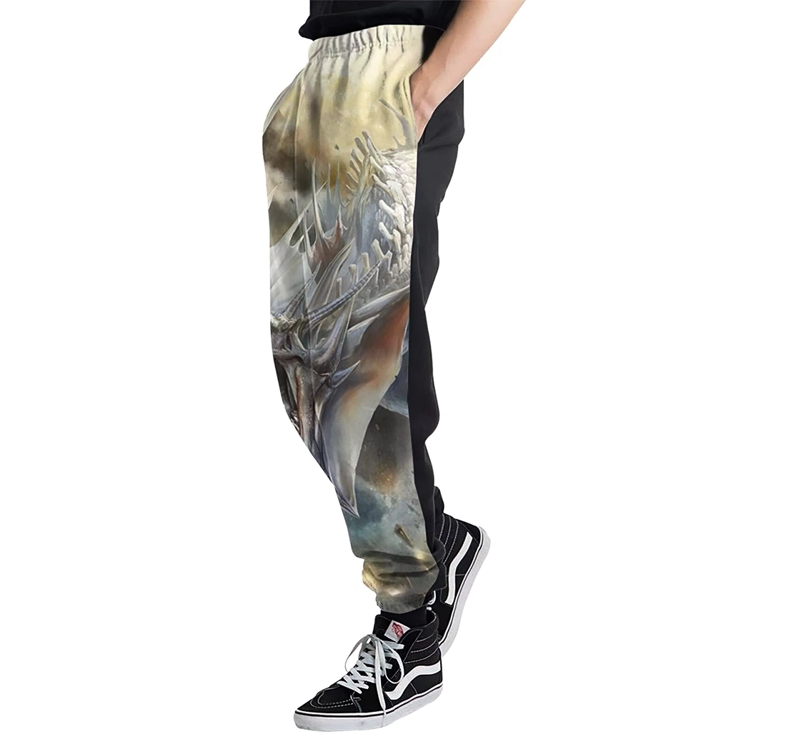 Dinosaur Menwomen Sweatpants Funny Joggers Pants Sports Trousers With Drawstring Sweatpant