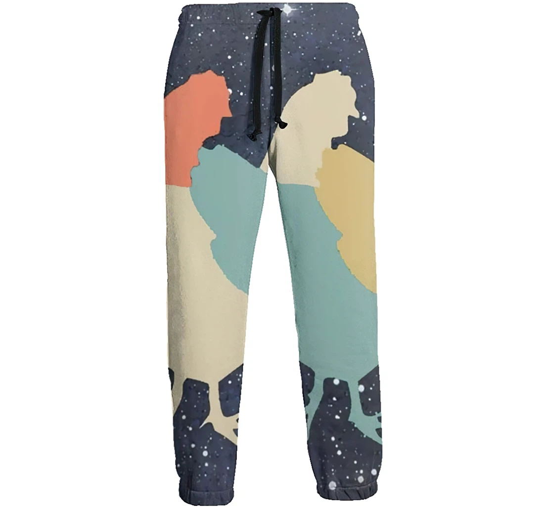 Four Chickens Casual Hip Hop Trousers Length Jogger Pants Baggy Drawstring Sweatpants With Pockets Sweatpant