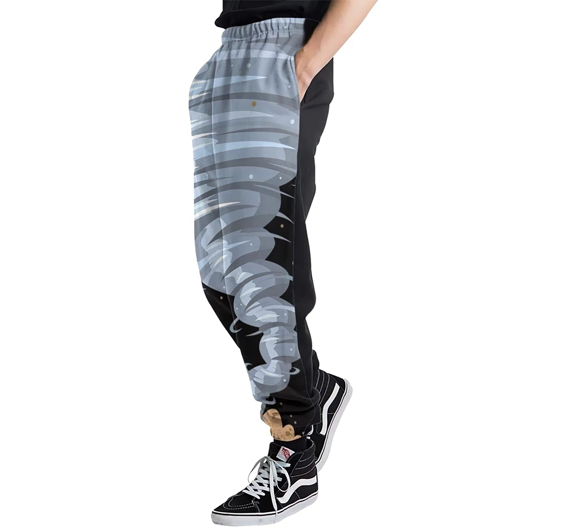 Tornado Unisex 3d Graphic Jogger Pants Lightweight Comfortable Baggy Sweatpants With Drawstring Pockets Sweatpant