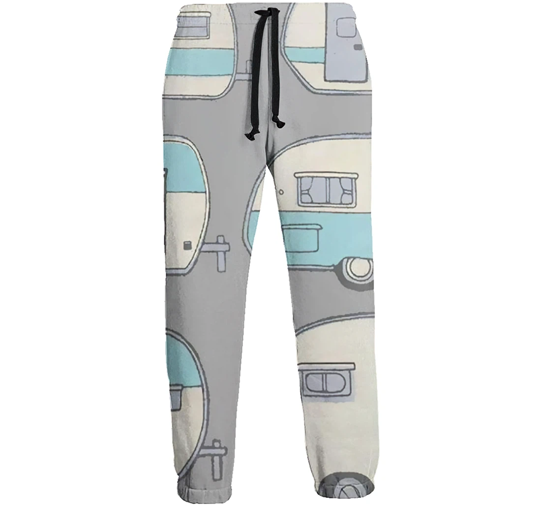 Blue Cartoon Car Menwomen Sweatpants Funny Joggers Pants Sports Trousers With Drawstring Sweatpant