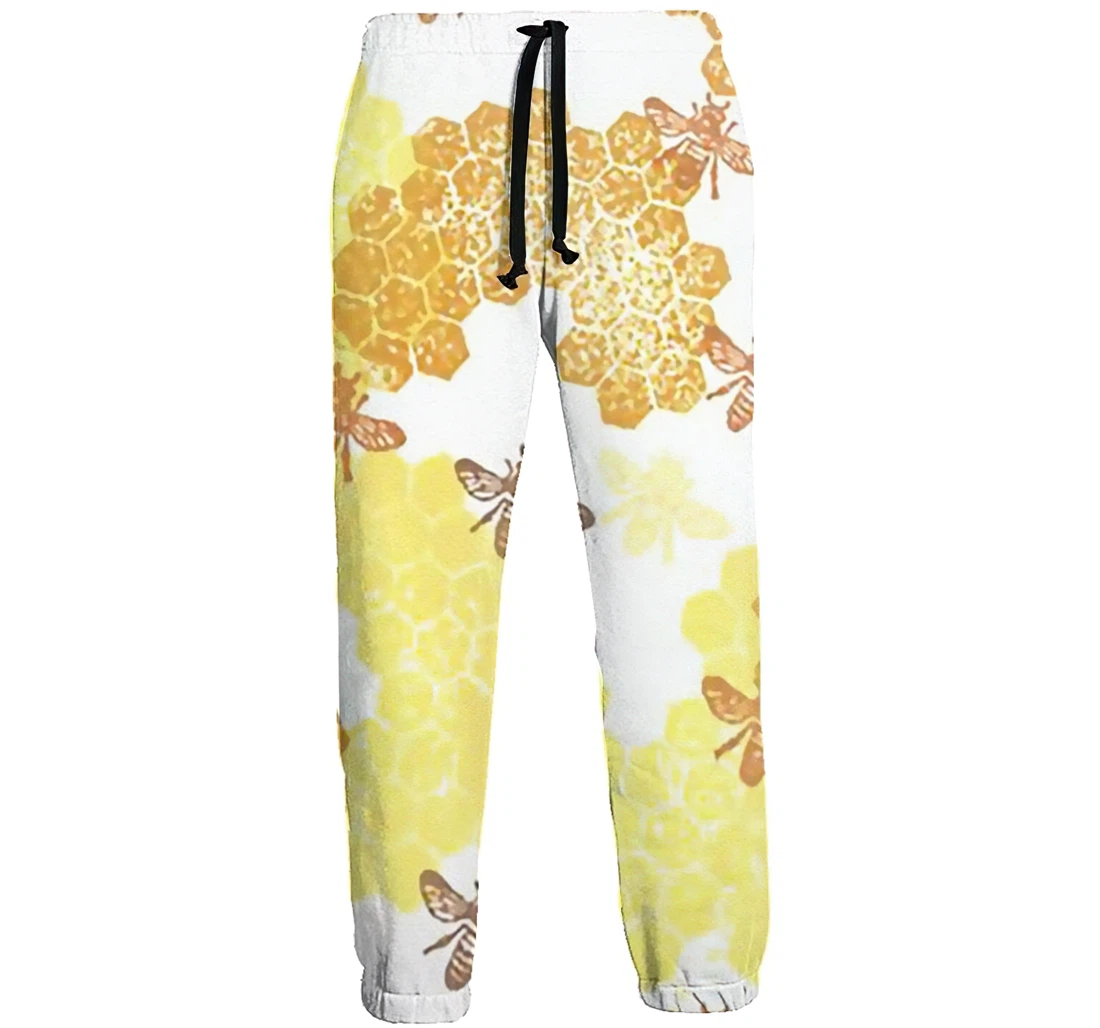 Cartoon Bee Jogger Pants 3d Sweat Pants Hip Hop Garment Unisex Spring Sweatpants Sweatpant