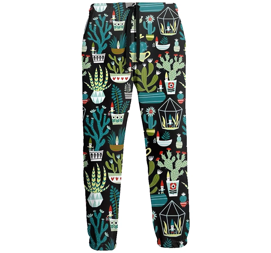 Potted Cactus Jogger Pants 3d Sweat Pants Hip Hop Garment Unisex Spring Sweatpants Sweatpant