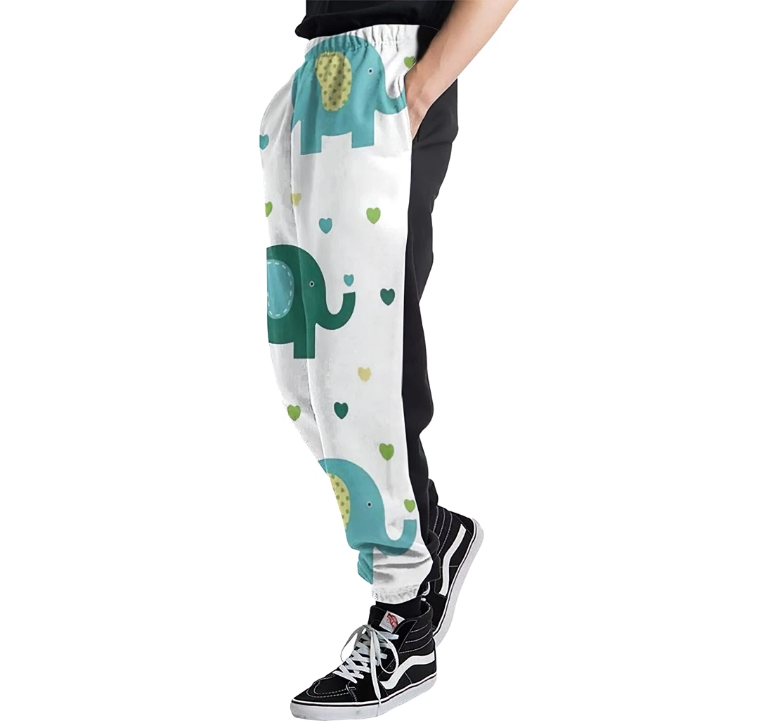 Cartoon Elepants Jogger Pants 3d Sweat Pants Hip Hop Garment Unisex Spring Sweatpants Sweatpant