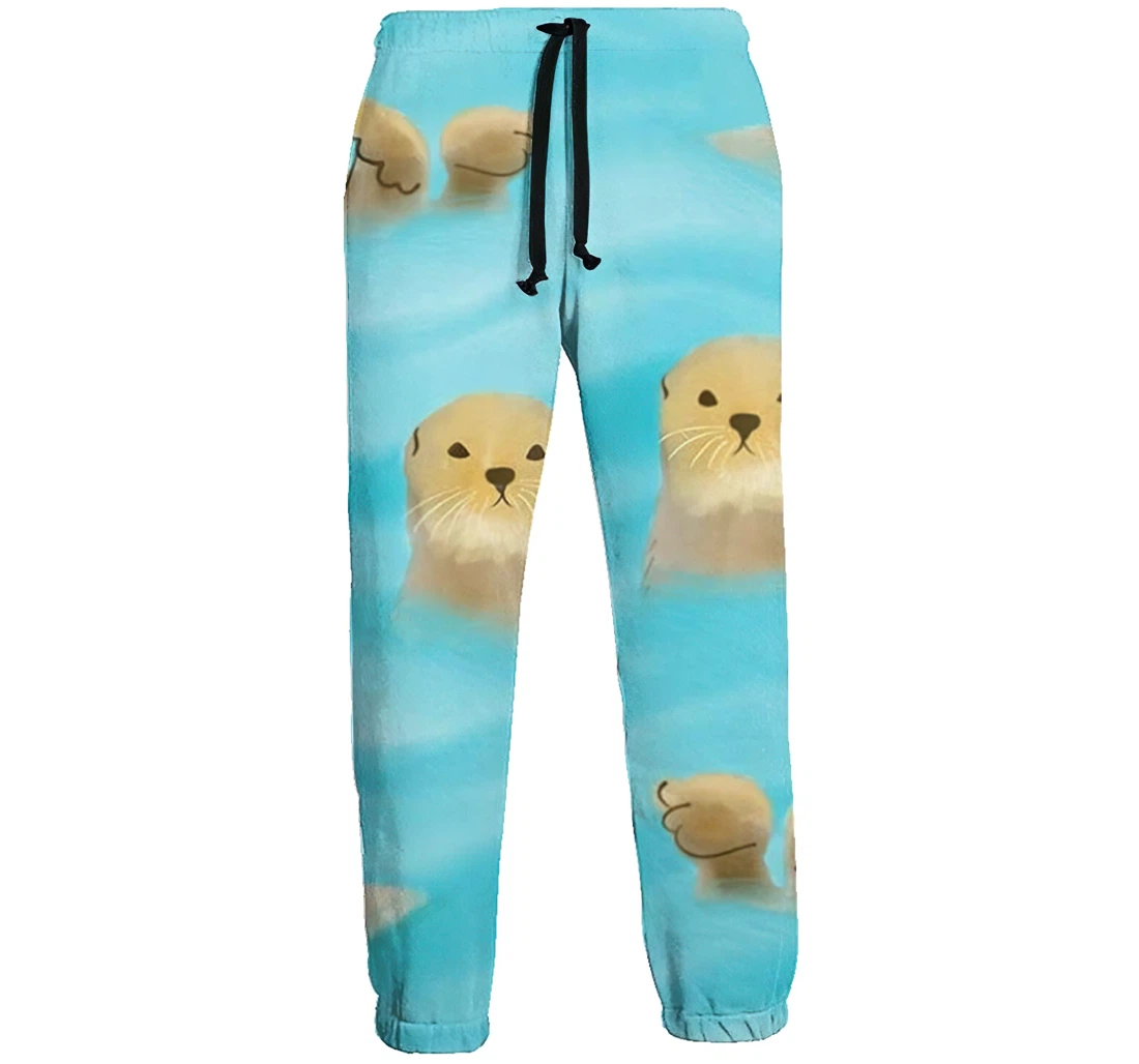 Otters Jogger Pants 3d Sweat Pants Hip Hop Garment Unisex Spring Sweatpants Sweatpant