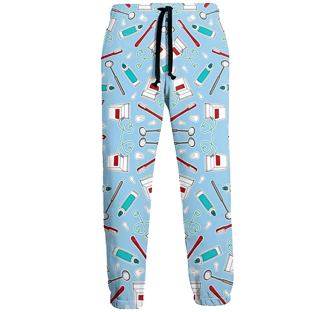 Tooth Brushes And Toothpaste Jogger Pants 3d Sweat Pants Hip Hop Garment Unisex Spring Sweatpants Sweatpant