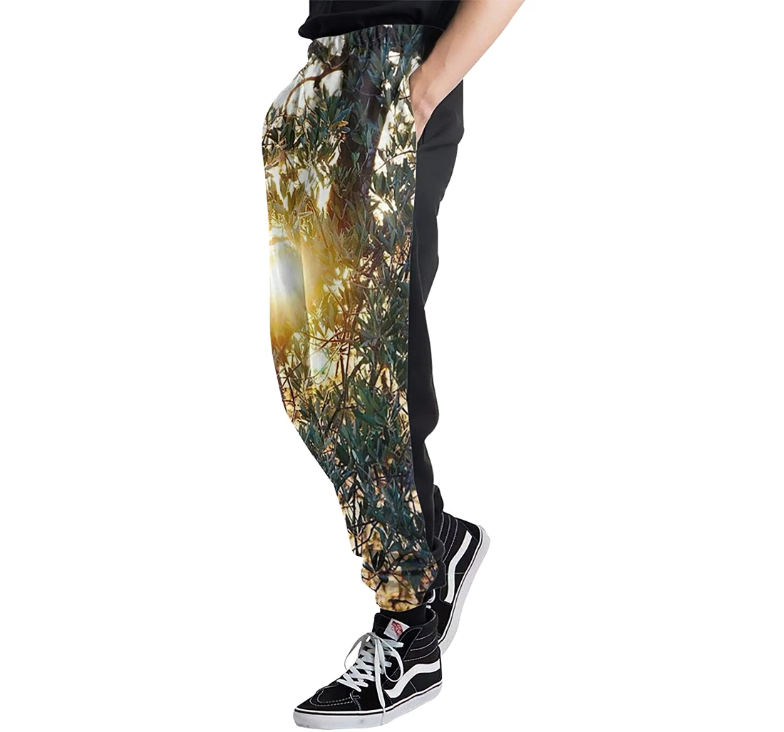 Olive Tree Sun In Good Weather Jogger Pants 3d Sweat Pants Hip Hop Garment Unisex Spring Sweatpants Sweatpant