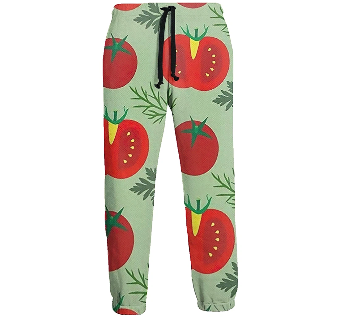 Tomato Drawing Unisex 3d Graphic Jogger Pants Lightweight Comfortable Baggy Sweatpants With Drawstring Pockets Sweatpant