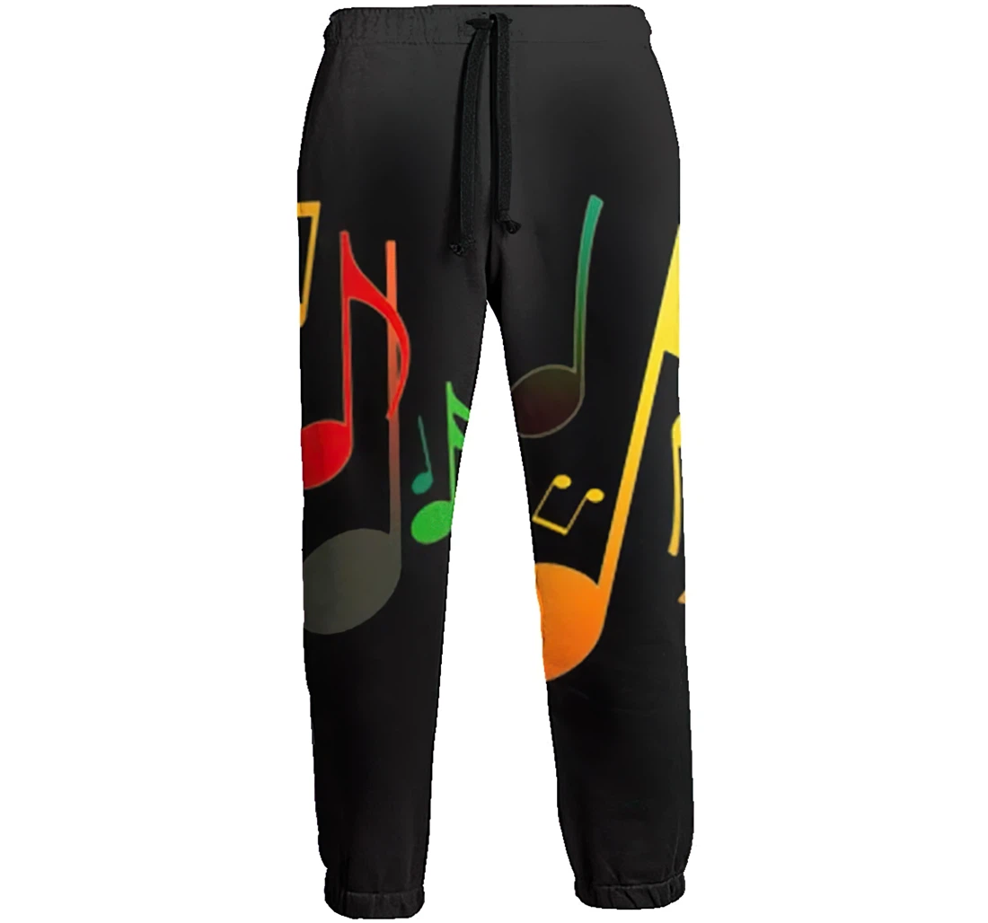 Music Sound Quiz Casual Hip Hop Trousers Length Jogger Pants Baggy Drawstring Sweatpants With Pockets Sweatpant