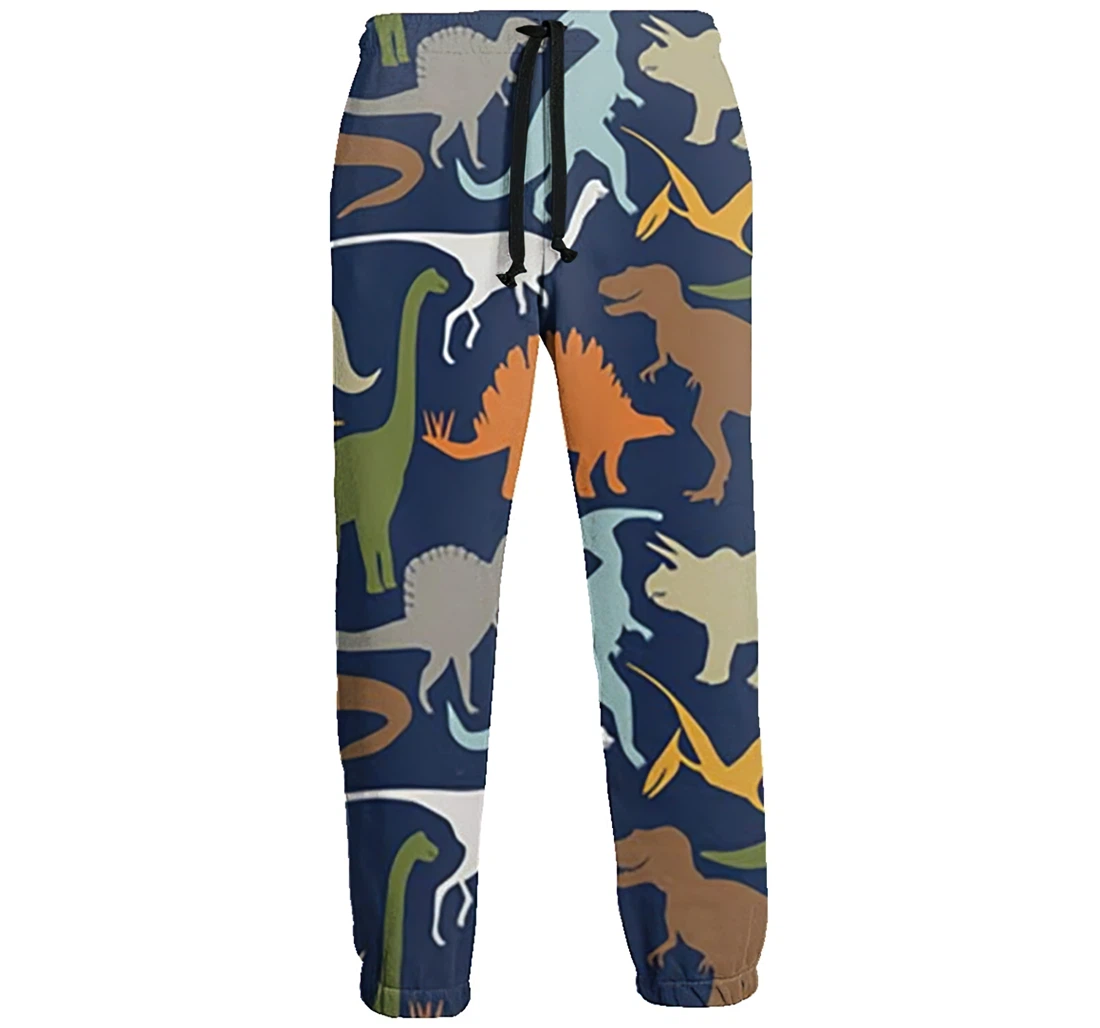 Dinosaurs Menwomen Sweatpants Funny Joggers Pants Sports Trousers With Drawstring Sweatpant