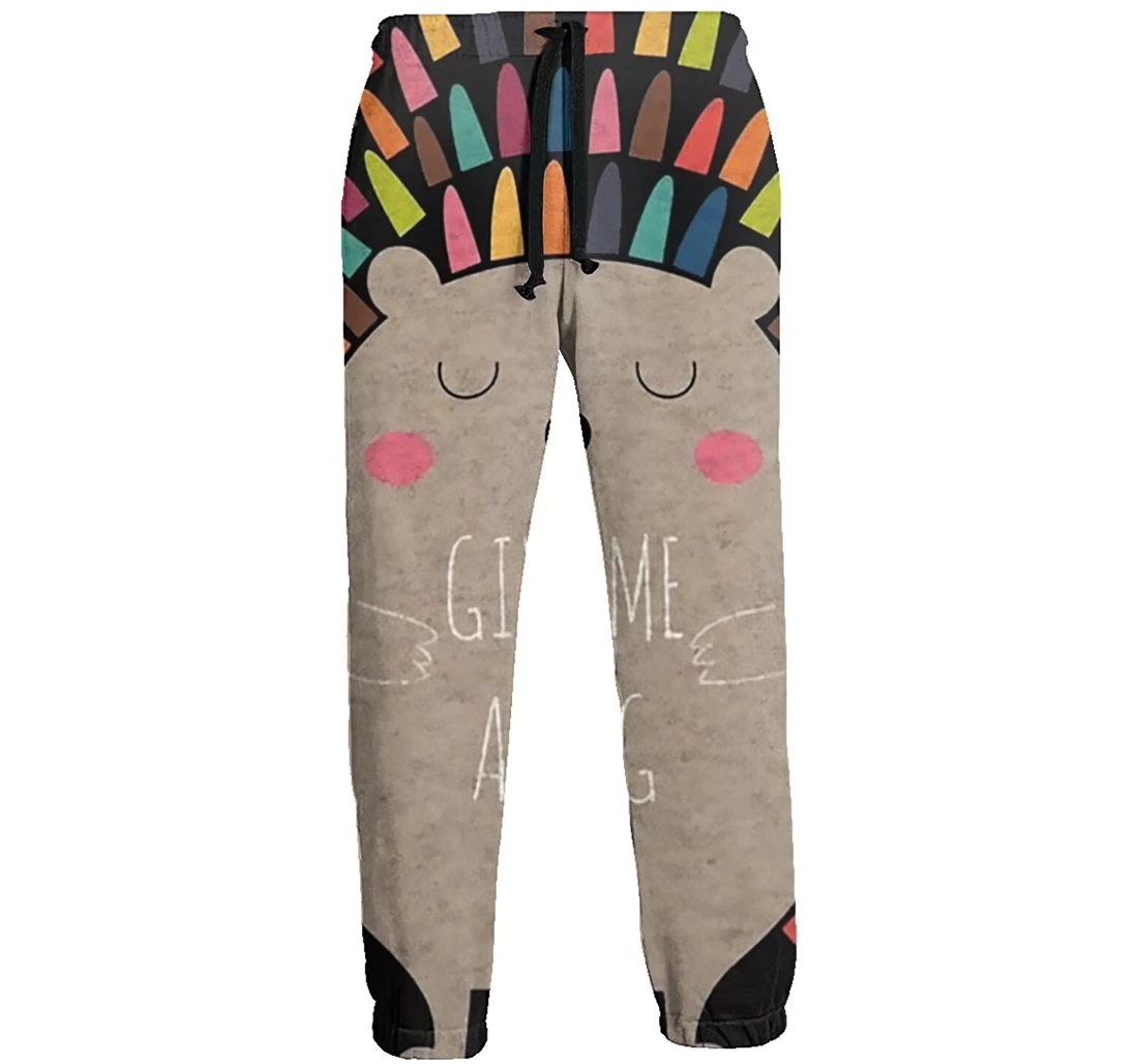 Hedgehog Give Me A Hug Jogger Pants 3d Sweat Pants Hip Hop Garment Unisex Spring Sweatpants Sweatpant