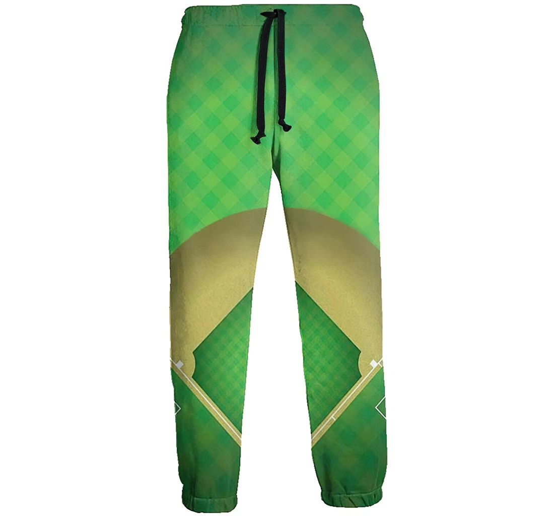 The Baseball Field Jogger Pants 3d Sweat Pants Hip Hop Garment Unisex Spring Sweatpants Sweatpant