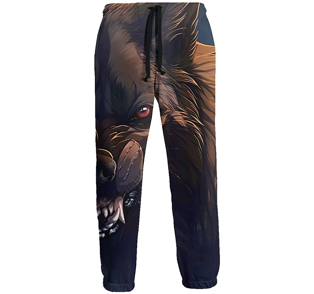 Horrible Wolf Under Moon Night Jogger Pants 3d Sweat Pants Hip Hop Garment Unisex Spring Sweatpants Sweatpant