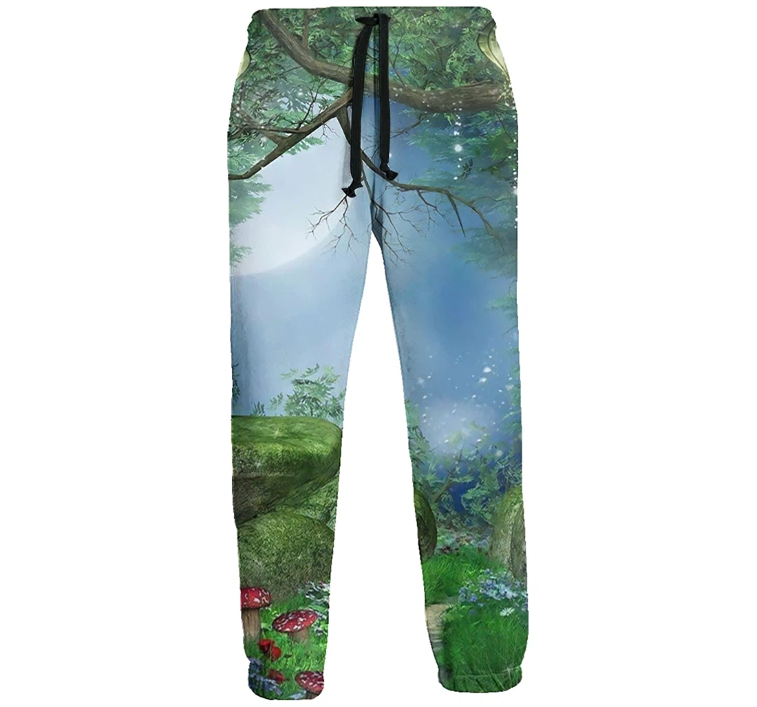 Fairytale Backgrounds Menwomen Sweatpants Funny Joggers Pants Sports Trousers With Drawstring Sweatpant