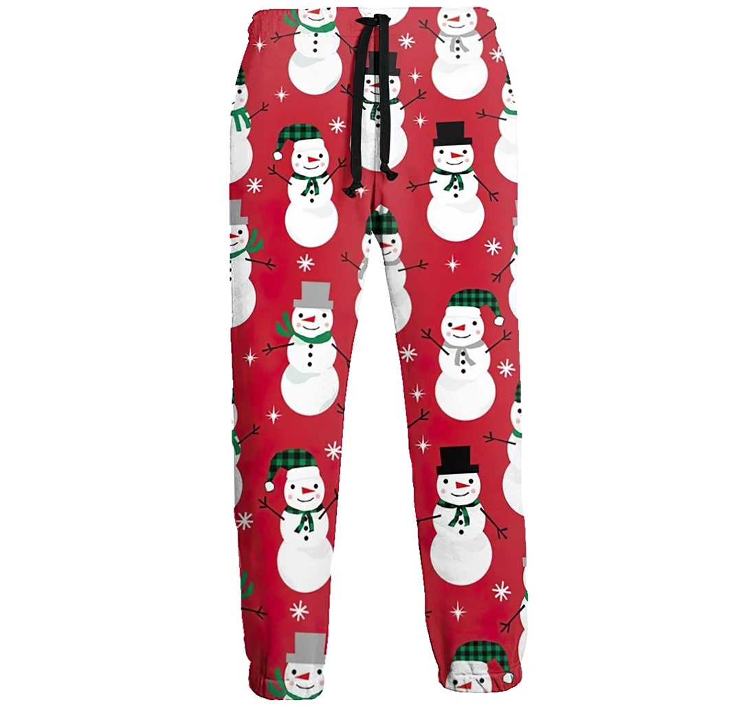 Snowmans Men's Swedish Flag Casual Hip Hop Trousers Length Jogger Pants Baggy Drawstring Sweatpants With Pockets Sweatpant